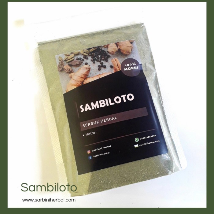 Bubuk Sambiloto 1 kg