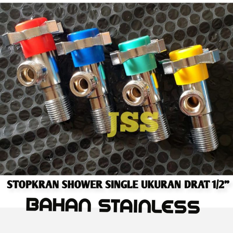 Stop Kran Kloset 1 Cabang Single Stainless Jet Shower Gravino SUS 304 Kamar Mandi Handle Baling