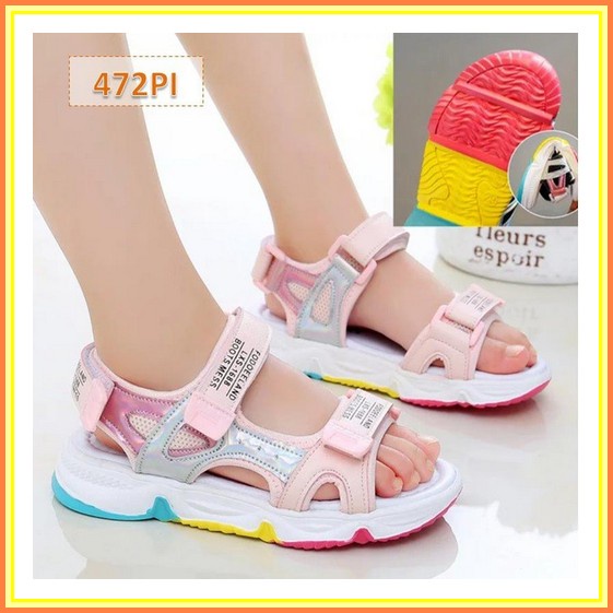 Sandal Anak Pom2 Seri B Morego Uk 24-31 Sandal Anak Cewek Cowok Diana Fashion Korea (Kk56)