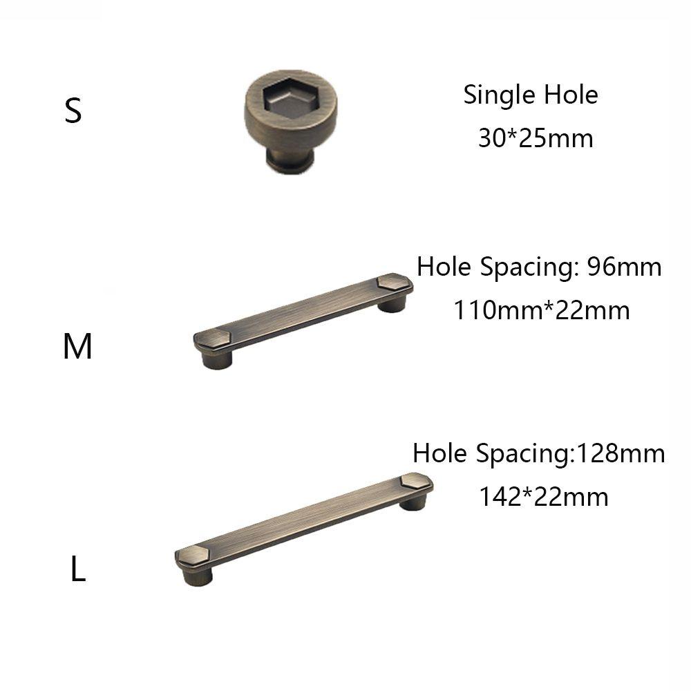 [Elegan] Doorknob Tahan Lama Serbaguna Zinc Alloy Dekorasi Rumah Hardware Dengan Sekrup Handle Lemari Anggur
