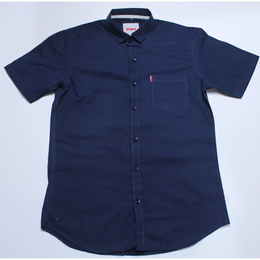 KEMEJA POLOS LENGAN PENDEK/KEMEJA NAVY/KEMEJA SLIMFIT/KEMEJA KEKINIAN/KEMEJA TERBARU