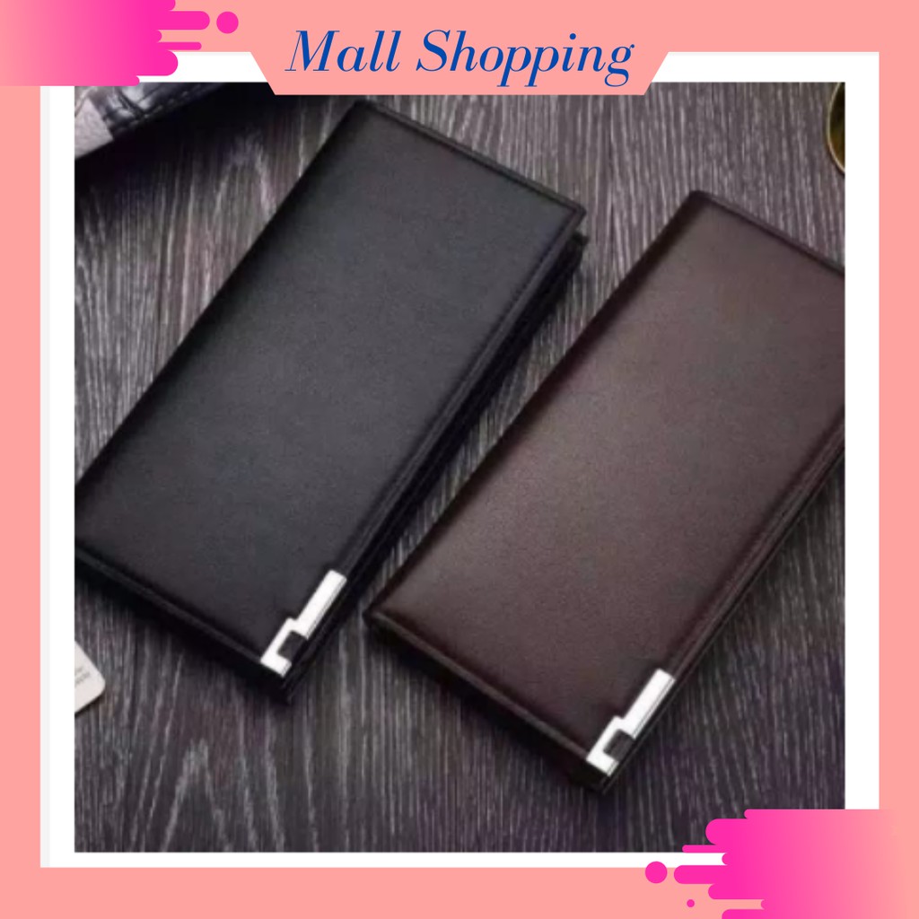 (COD) Dompet Lipat Wanita Unisex Wallet Dompet Kulit Sintetis MALL SHOPPING