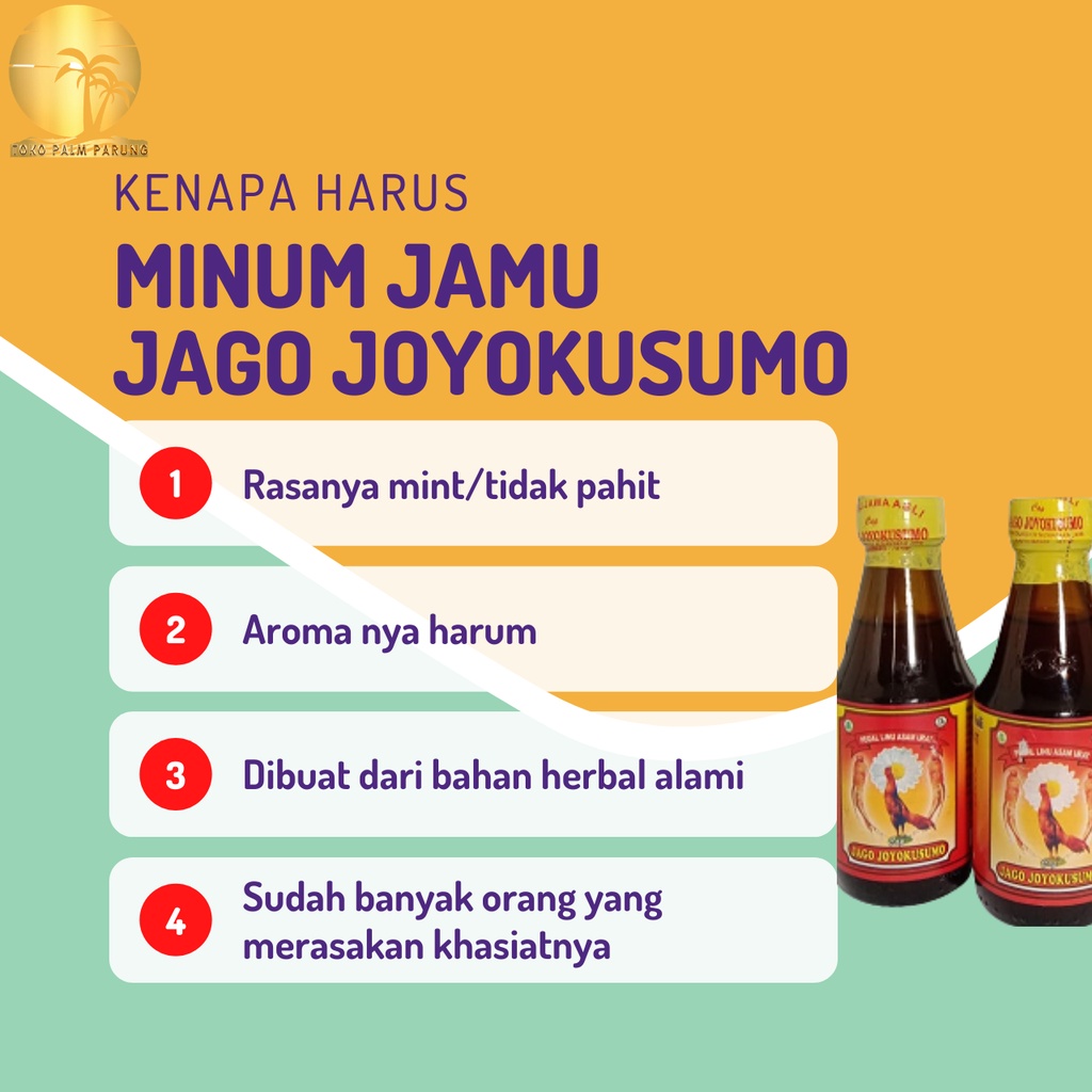 Jamu Jago Joyokusumo 150ml 10 Botol Obat Pegal Linu Dan Asam Urat Mujarab Produk Asli Herbal Alami