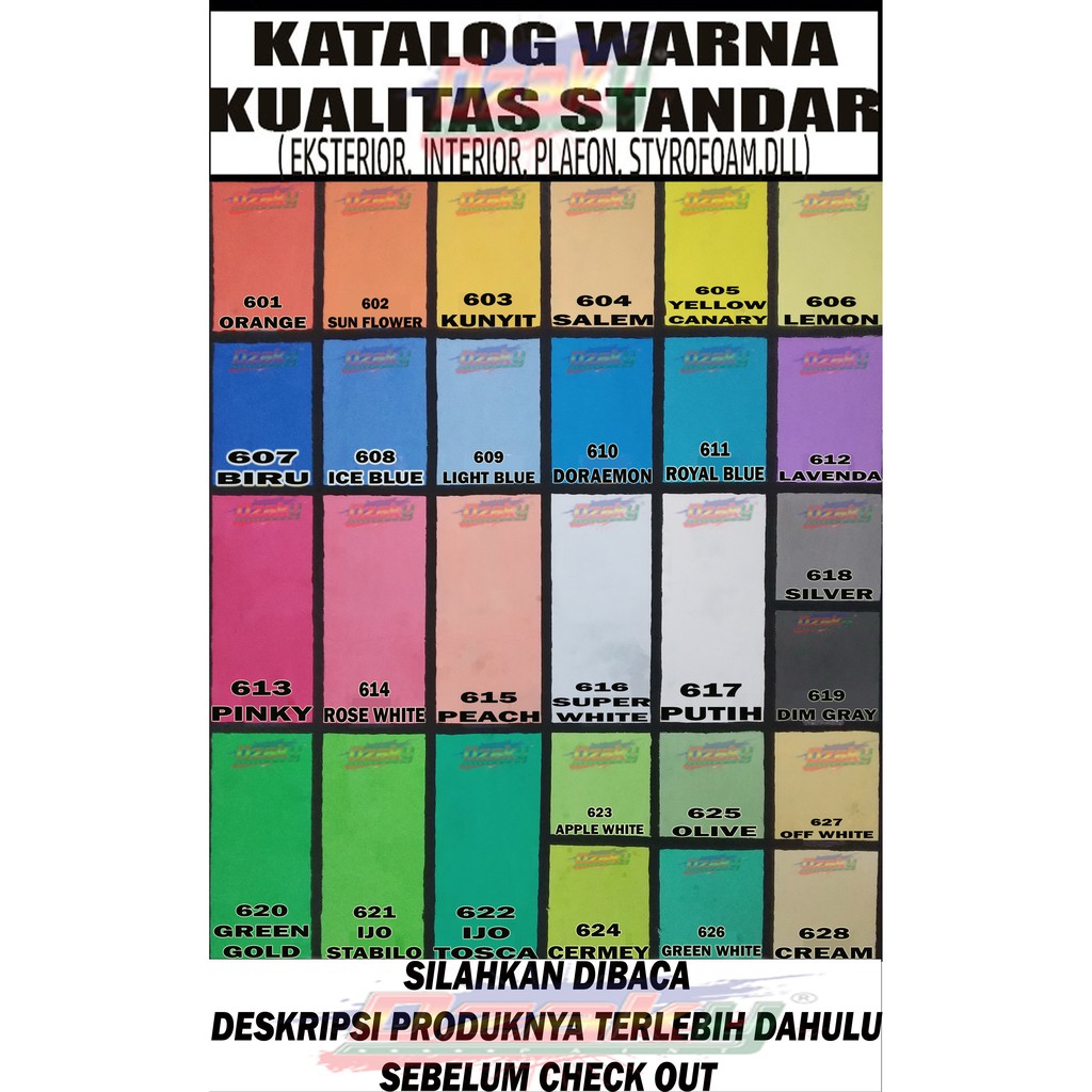 Cat Tembok Kiloan  - STANDAR - DOFF - INDOOR