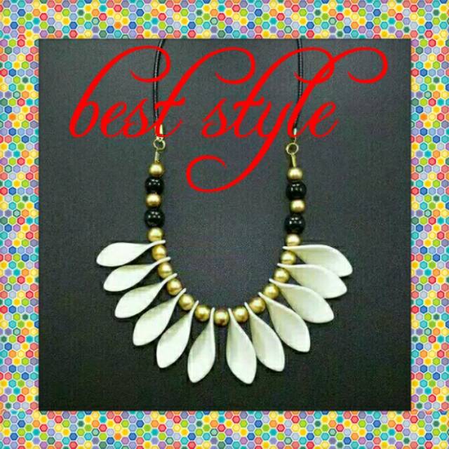 Kalung hijab fashion cantik unik kalung kekinian