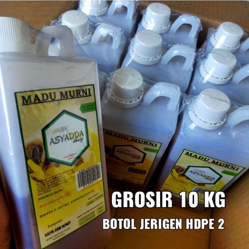 

Grosir Raw Honey Peras Asli Murni Madu Mentah 10 Botol Asyadda