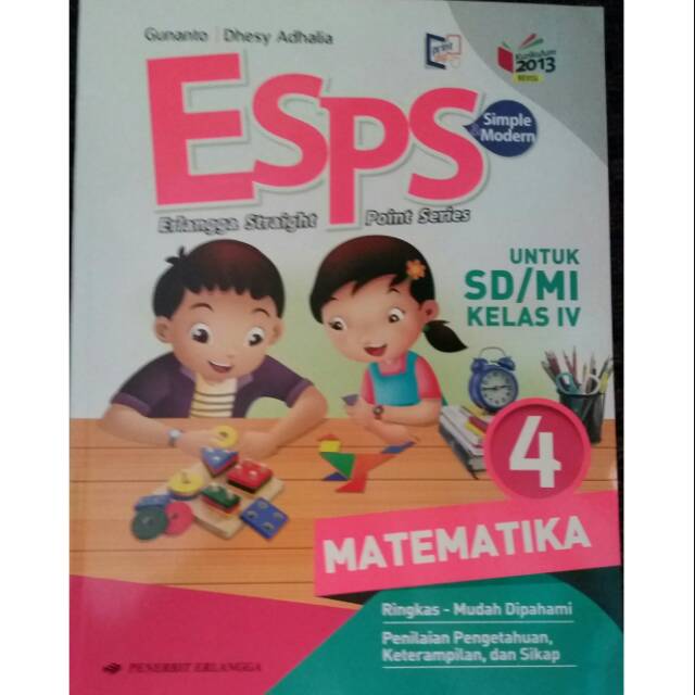 Esps Matematika Sd Mi Kelas 4 K13n Shopee Indonesia