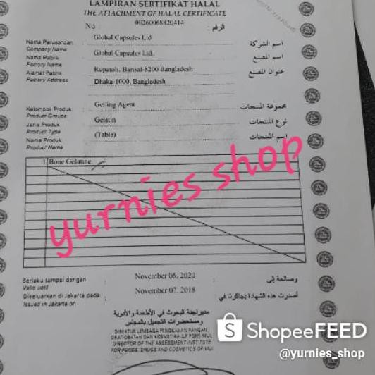 

BIG SALE BRANDED GELATIN KILOAN / 1 KG ORI DAN ALL VARIAN ,,,,.....