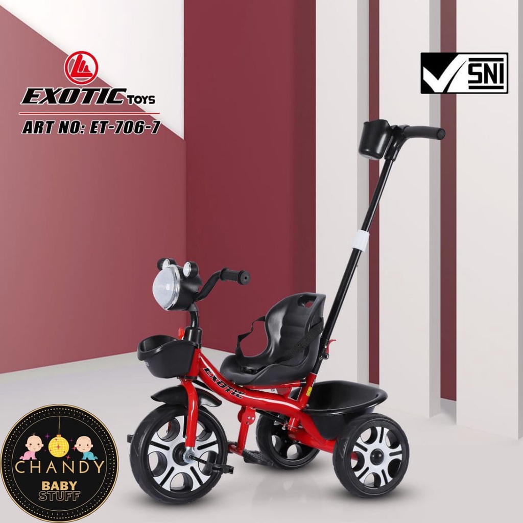 SEPEDA TRICYCLE ANAK RODA TIGA EXOTIC ET 706-7