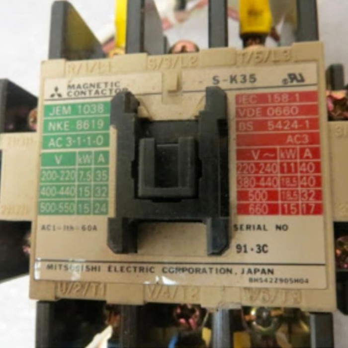 Murah Kontaktor Mitsubishi Sk35 Sk-35 60A 3P Gilaa