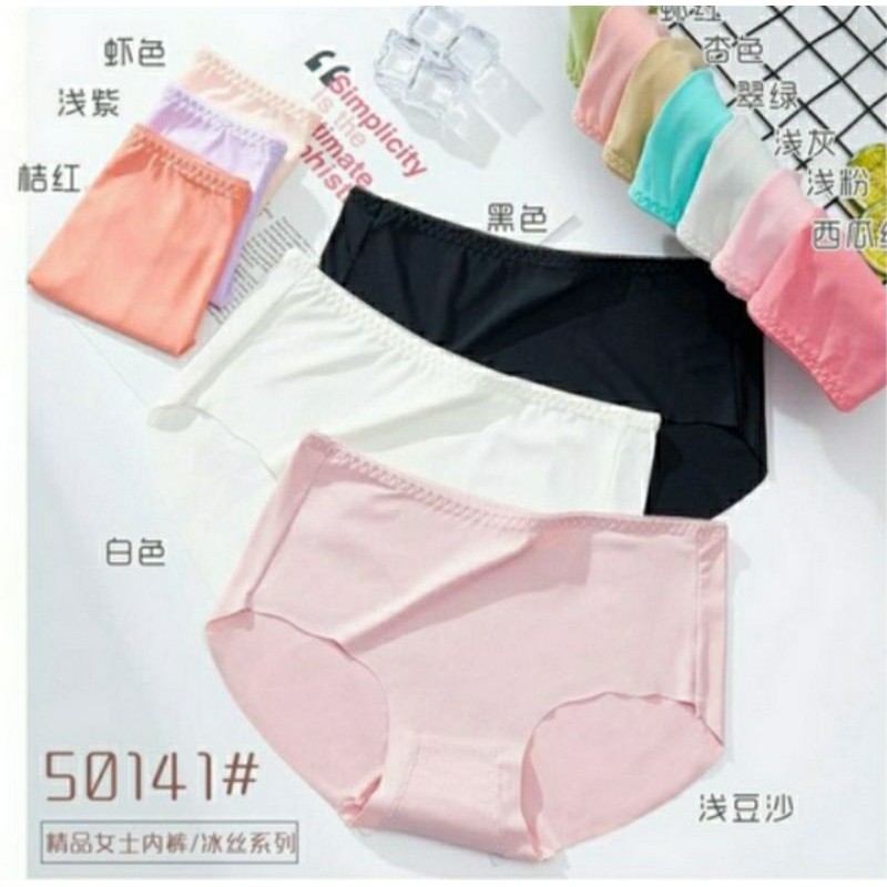 Celana Dalam Wanita Seamless Anti Nyeplak / Cd Cewek Sexy Ice Lace