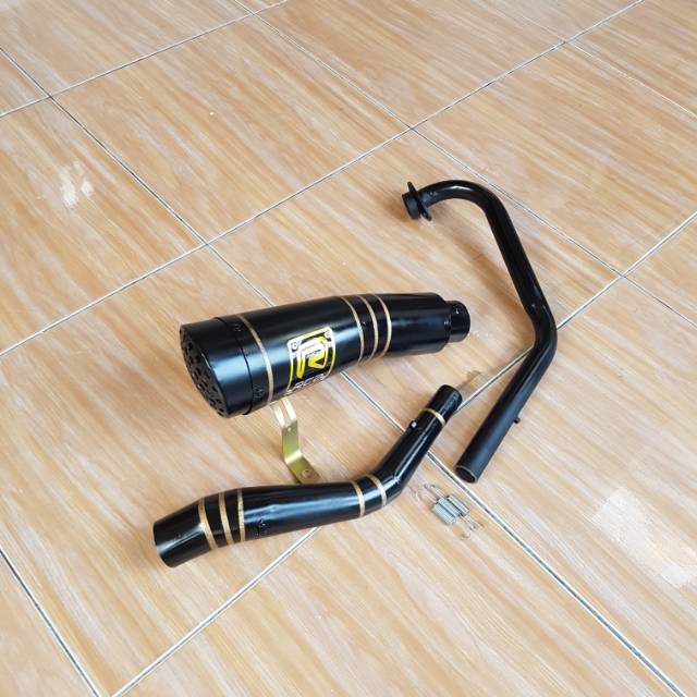 KNALPOT R9 H2 VIXION ADVANCE BLACK DOV