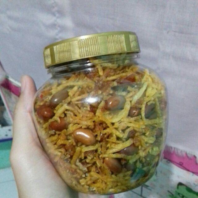 (paket 10 Pcs) Jar 1000 Ml  Toples Plastik 1000 Ml Toples 1 Liter