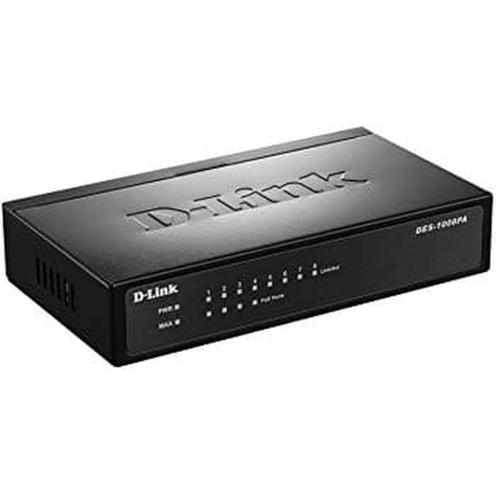 D-LINK DES-1008PA 8-Port Desktop Switch with 4 PoE Ports