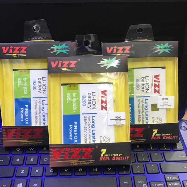 VIZZ Baterai Original Vizz double power i9200 galaxy MEGA 6,3 5600mah