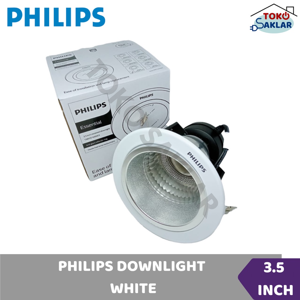 Downlight Philips 3.5 inch - Putih