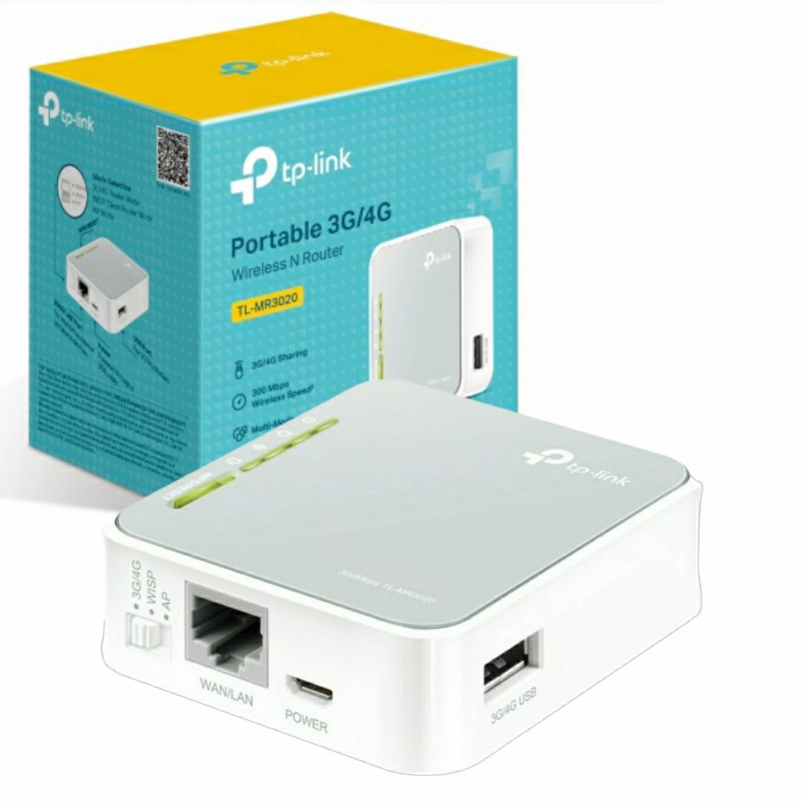 TP-Link TL-MR3020 Portable 3G / 4G Wireless N Router