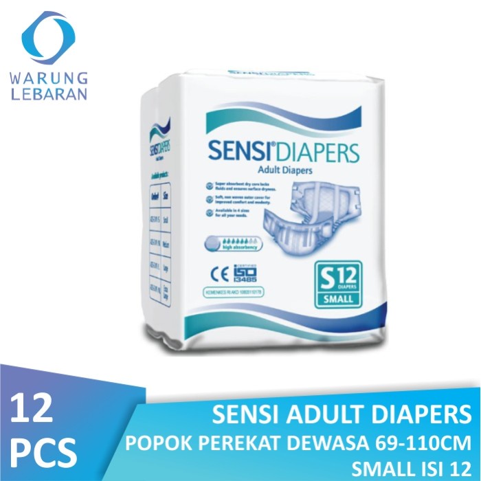 Sensi Adult Diapers S12 - Popok Perekat Dewasa