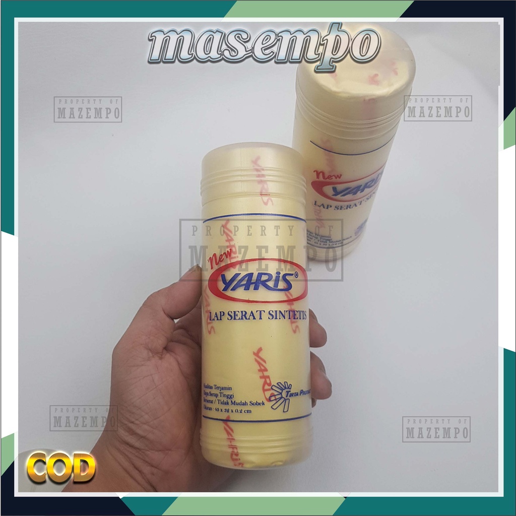 lap kanebo mobil original Yaris Chamois 100% jumbo tebal untuk motor Serat Sintetis Masempo Mazempo