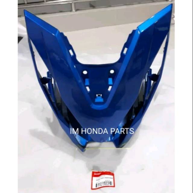 Cover body tameng depan Honda beat fi esp 2016-2018 ECO street biru original