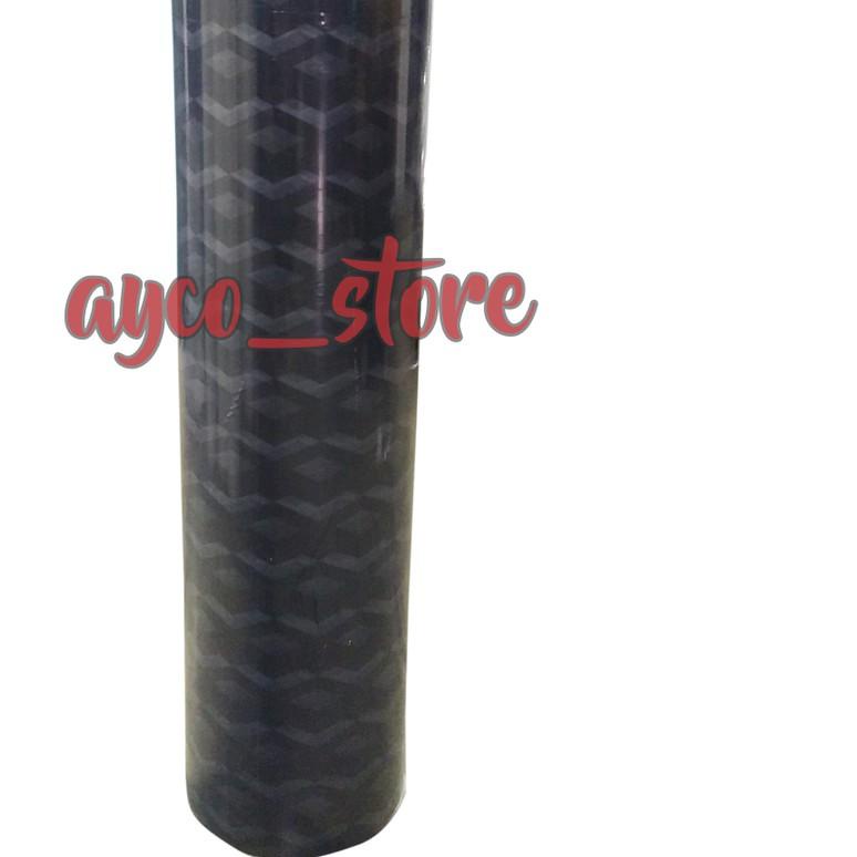 ✵ Fiber Penutup Pelapis Pagar Plastik Motif Master Art 3D Kubus ⅍