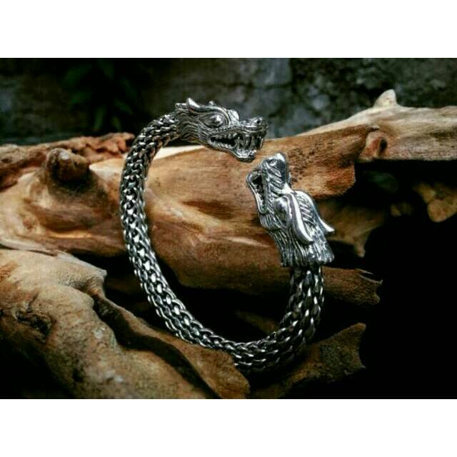 Gelang Perak Pria Nagaraja