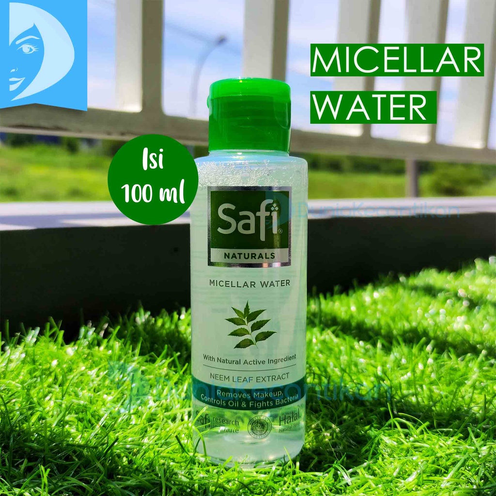 Safi Naturals Micellar Water With Neem 100 ml Pembersih Wajah Make Up Remover