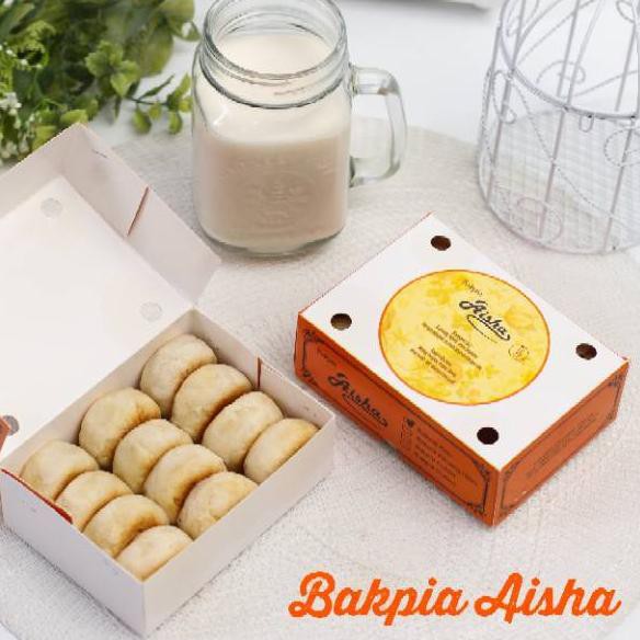 

〘PGR〙 Bakpia Aisha | Bakpia Basah | Khas Jogja | Produksi Jawa Barat