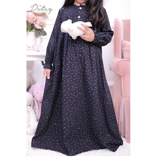 Ditsy Little Viridity Black Size 4