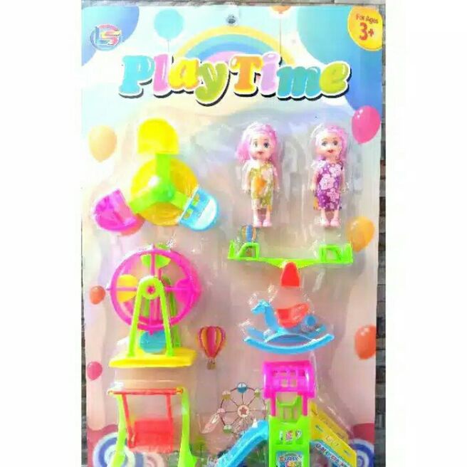 LO 3 PLAY TIME / MAINAN ANAK SUPER LUCU ISI 6 PCS