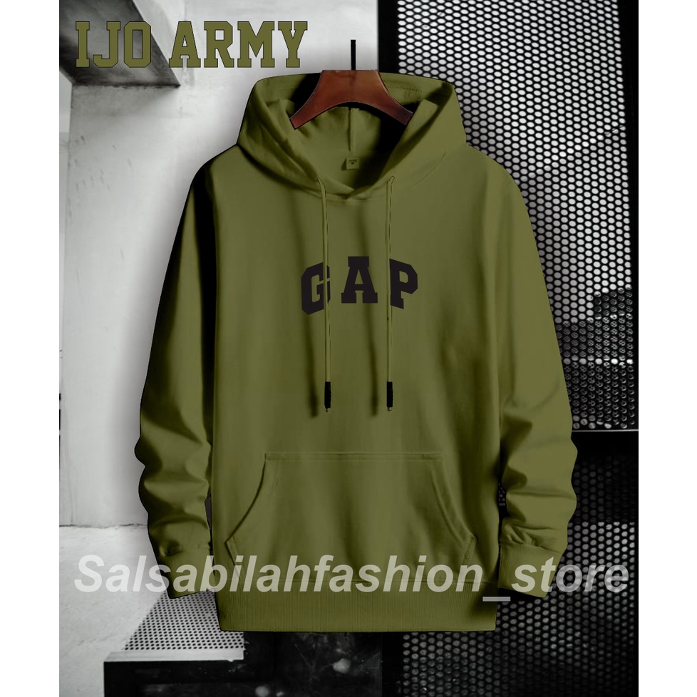 TERMURAH !! COD Jaket Sweater Hoodie Pria Distro GAPP Original Big Size Jumbo M - XXL