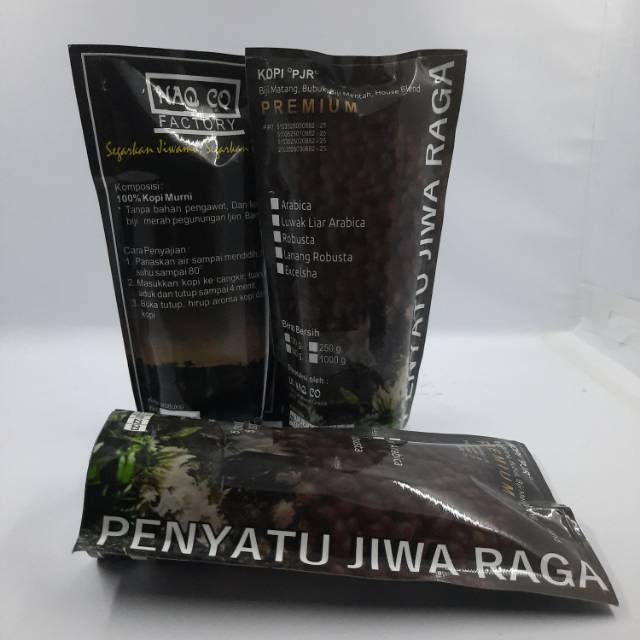 

Kopi PJR house blend 100 gr (robusta, lanang robusta, excelsha)
