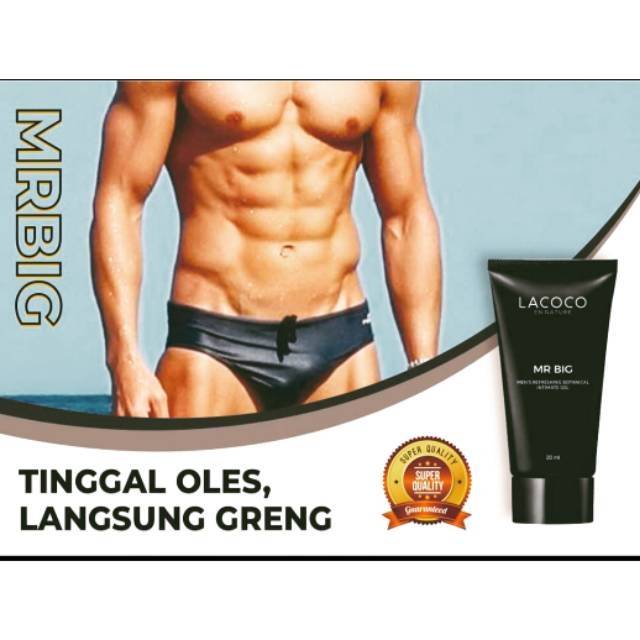 MR.BIG LACOCO MEN'S REFRESHING BOTANICAL INTIMATE GEL NASA ORIGINAL