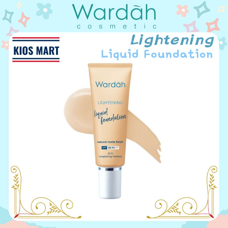 Wardah Lightening Liquid Foundation SPF 30 PA+++ 6ml &amp; 25ml