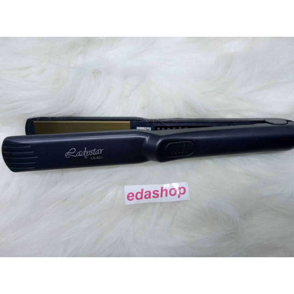 Catokan LS - 821 anion hair iron , catokan 2 JARI , BISA LURUS DAN CURLY