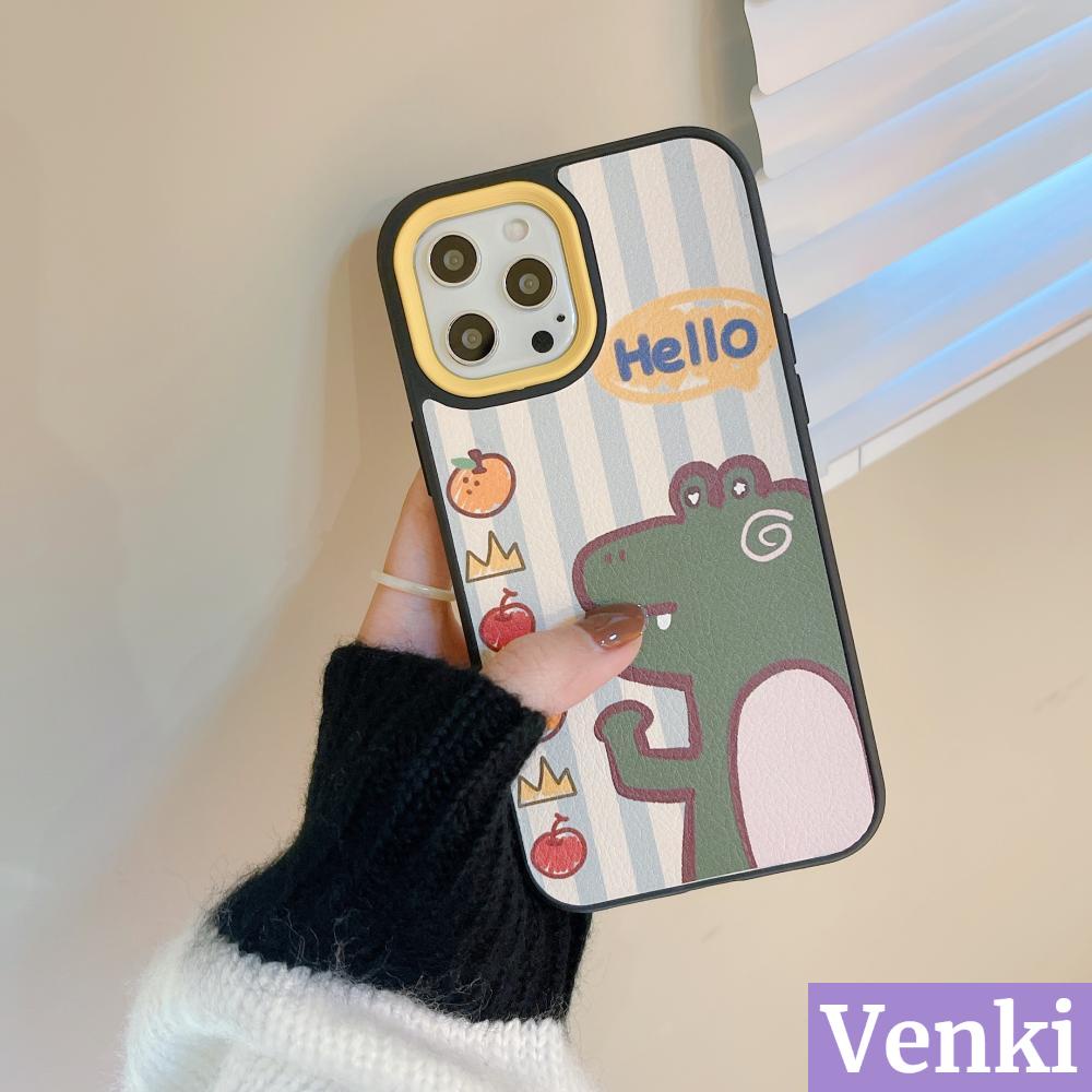 For iPhone 13 Pro Max iPhone Case Silicone Soft Case Luxury Leather Case Three-in-one Movable Acrylic Frame Protection Camera Shockproof Dinosaur Cartoon Cute Style For iPhone 13 Pro Max iPhone 12 Pro Max iPhone 11 Pro Max iPhone 7 Plus XR XS MAX 12 XS