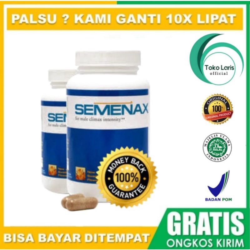 SEMENAX ASLI ORIGINAL OBAT HERBAL KESUBURAN PENGENTAL PENAMBAH PENYUBUR SPERMA PRIA AMPUH