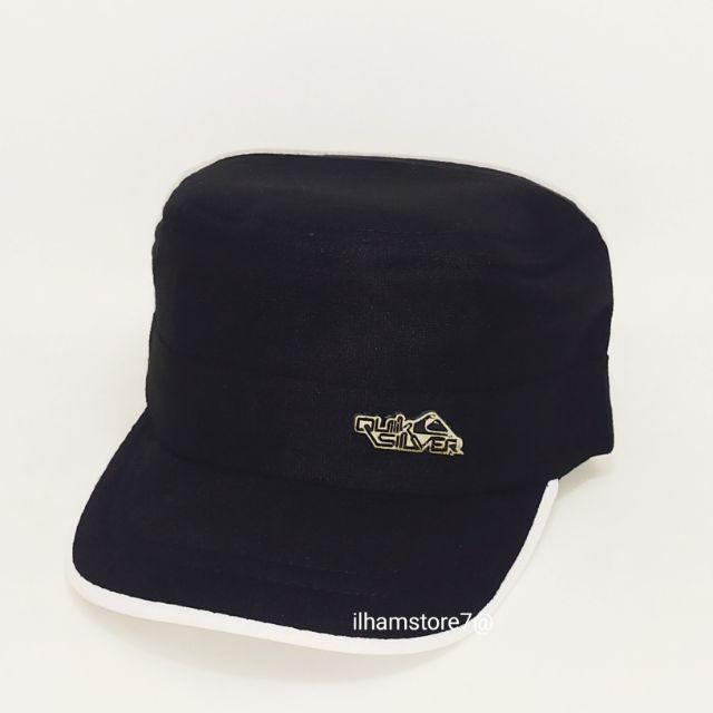 [COD]TOPI KOMANDAN POLOS ANAK NEW MODEL/TOPI ANAK KEREN-Hitam