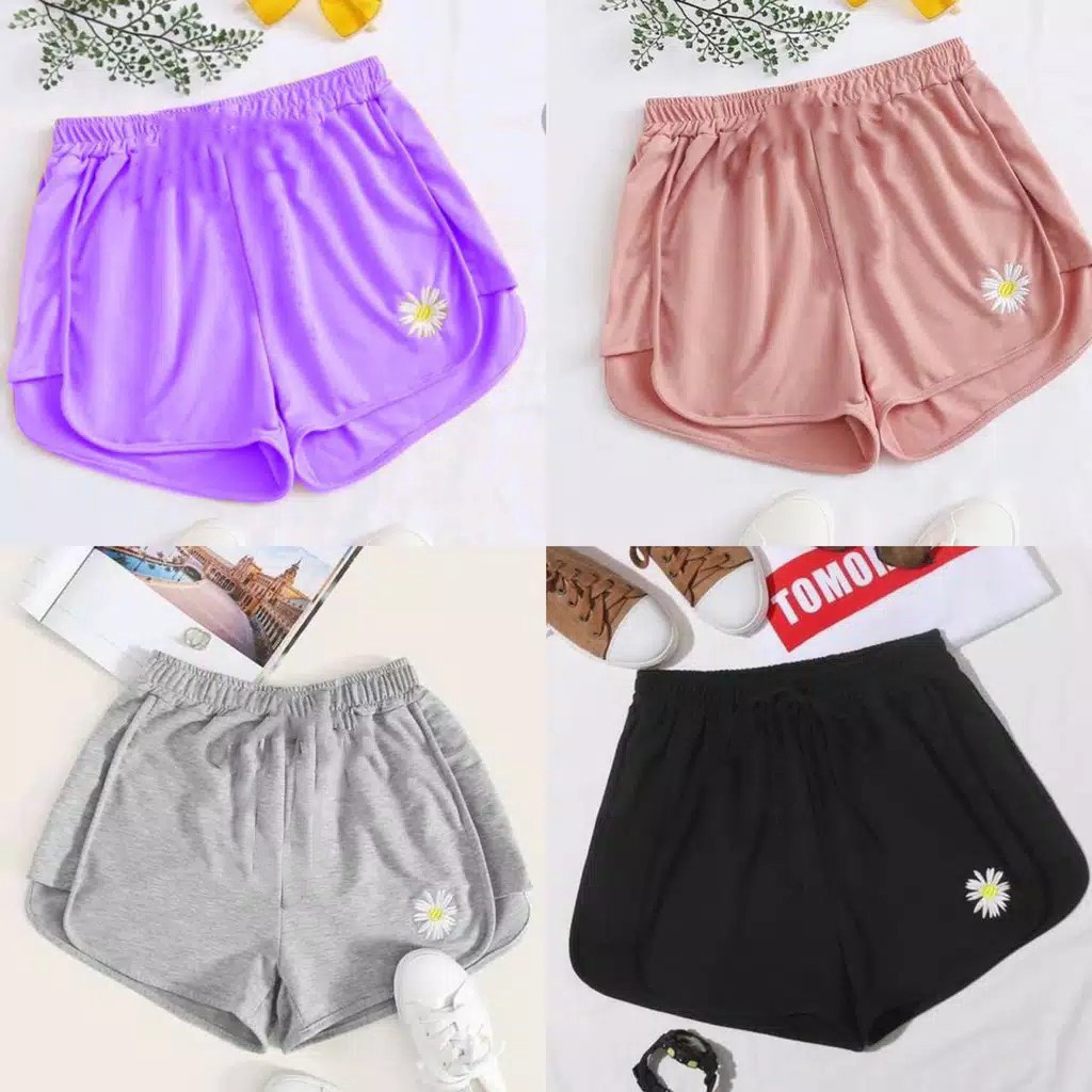 IL - SALE Yamica Hotpant - Hotpants Sunflower - Hotpant Wanita - Celana Pendek Wanita