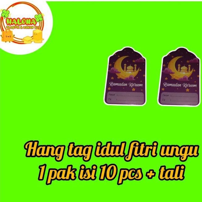 

Hang Tag Idul Fitri Ungu + Tali (per 10pcs)