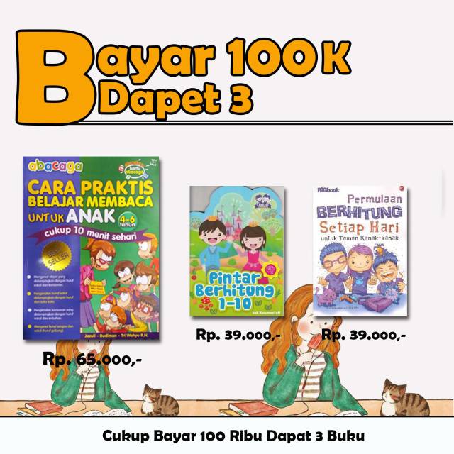 

Bayar Rp. 100,000 dapat 3 buku