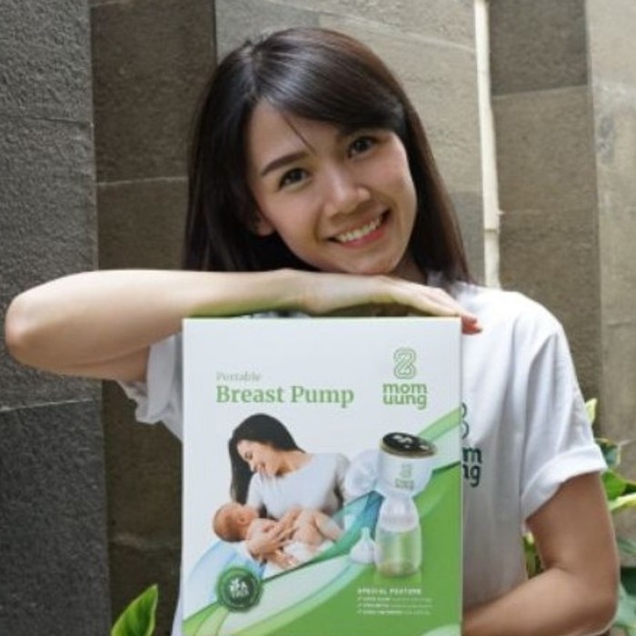 Portable Breast Pump Mom Uung / Pompa Asi Elektrik Mom Uung
