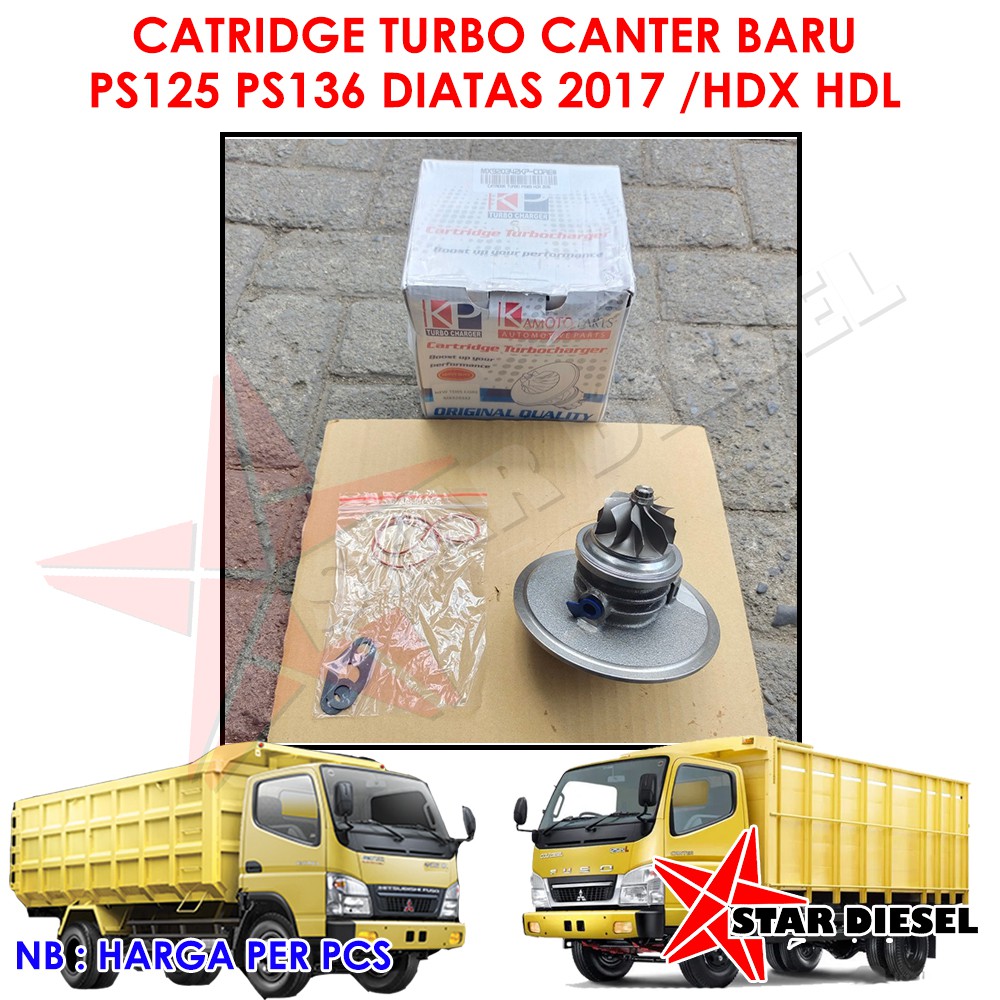 CATRIDGE TURBO CANTER BARU HDX HDL PS136 TURBO CANTER DIATAS 2017 NEW CANTER PS125 ISI TURBO CANTER