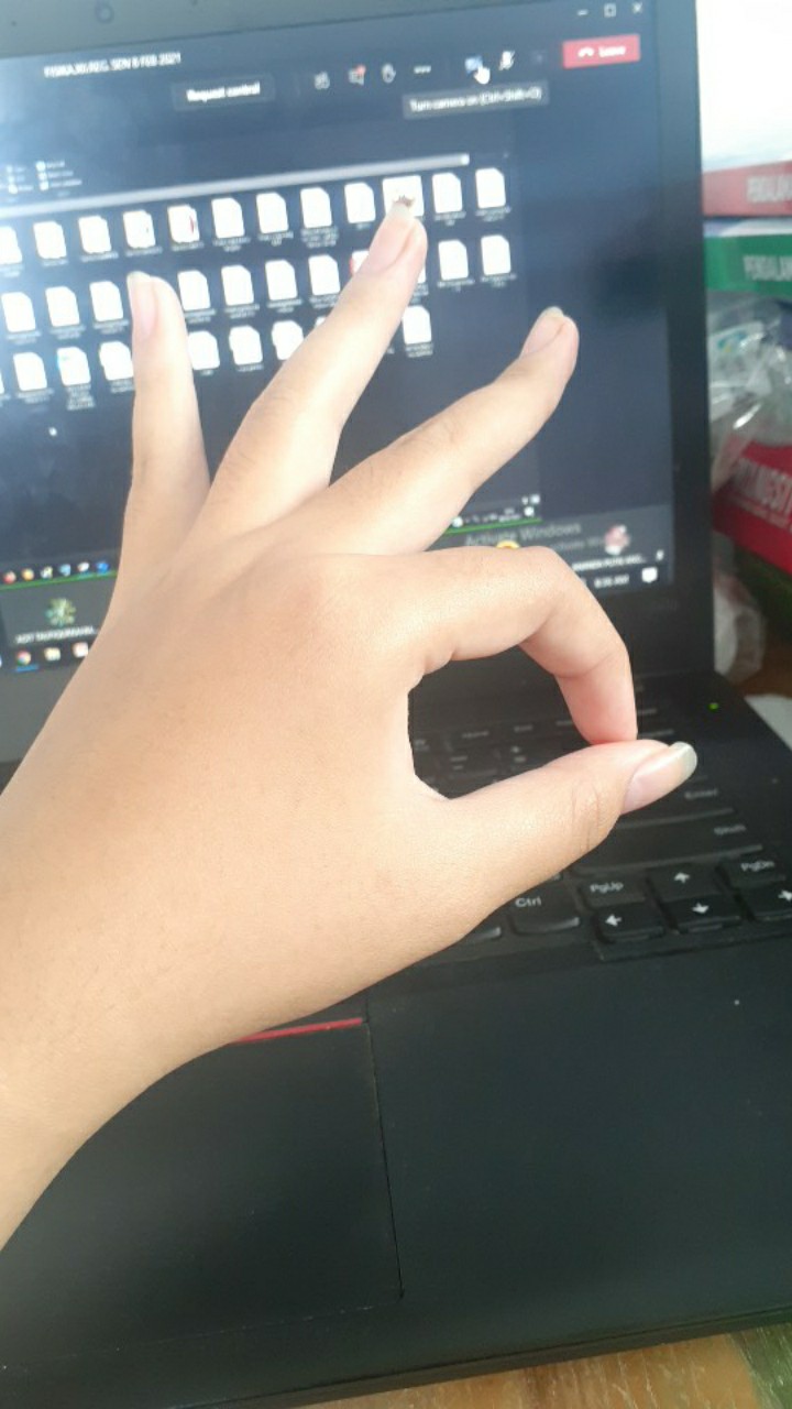 Payung Tongkat Polos / Gagang Warna / Sablon Promosi / Grc - 75008