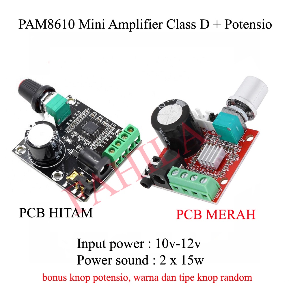 Kit Modul PAM8610 Digital Amplifier Class D Potensio Pam 8610