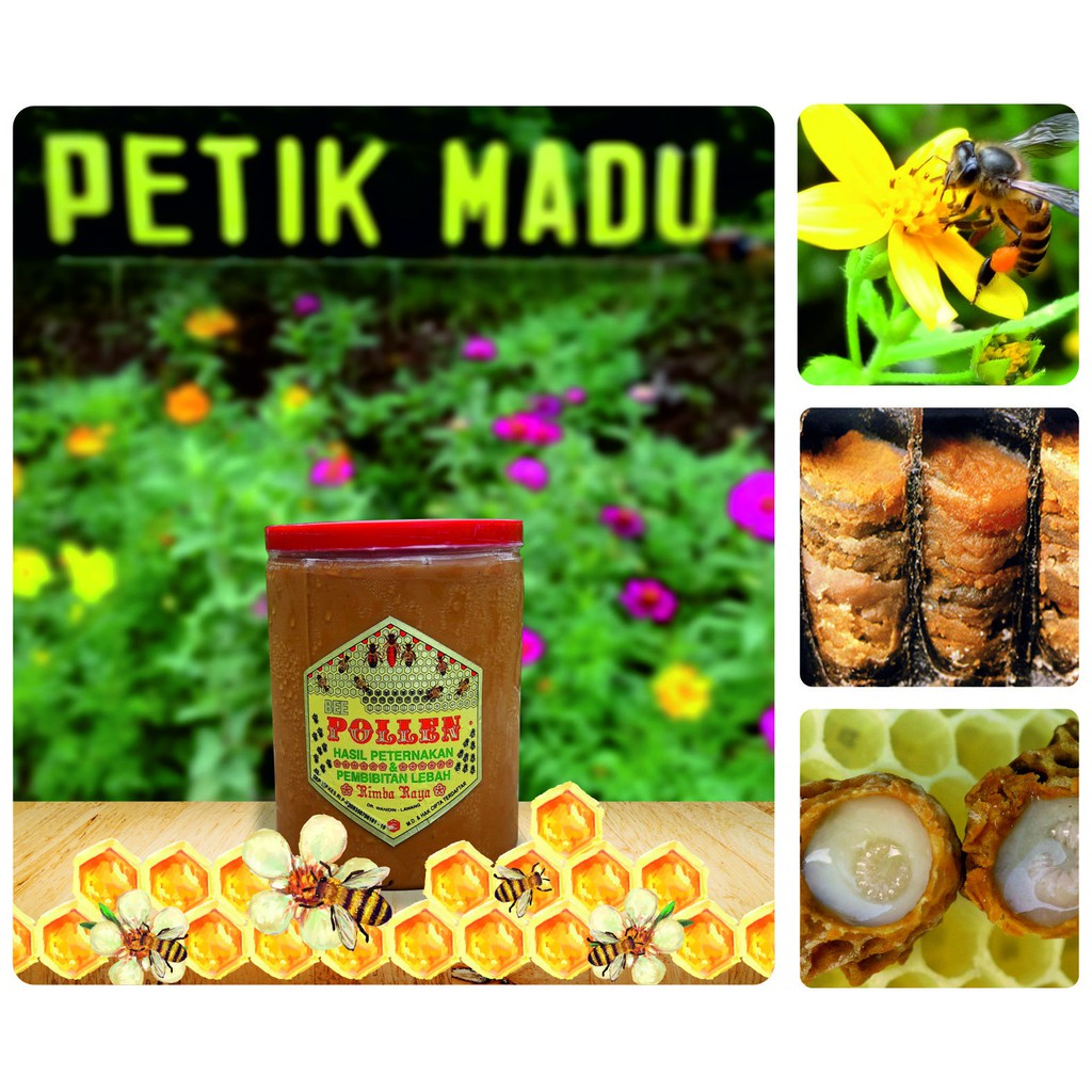 

Madu Bee Pollen Plus Royal Jelly 600gram