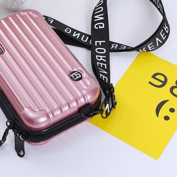 ➱ Tas Selempang wanita tas Koper Mini Wanita tas make up Tas hp tas wanita kekinian tas wanita terba