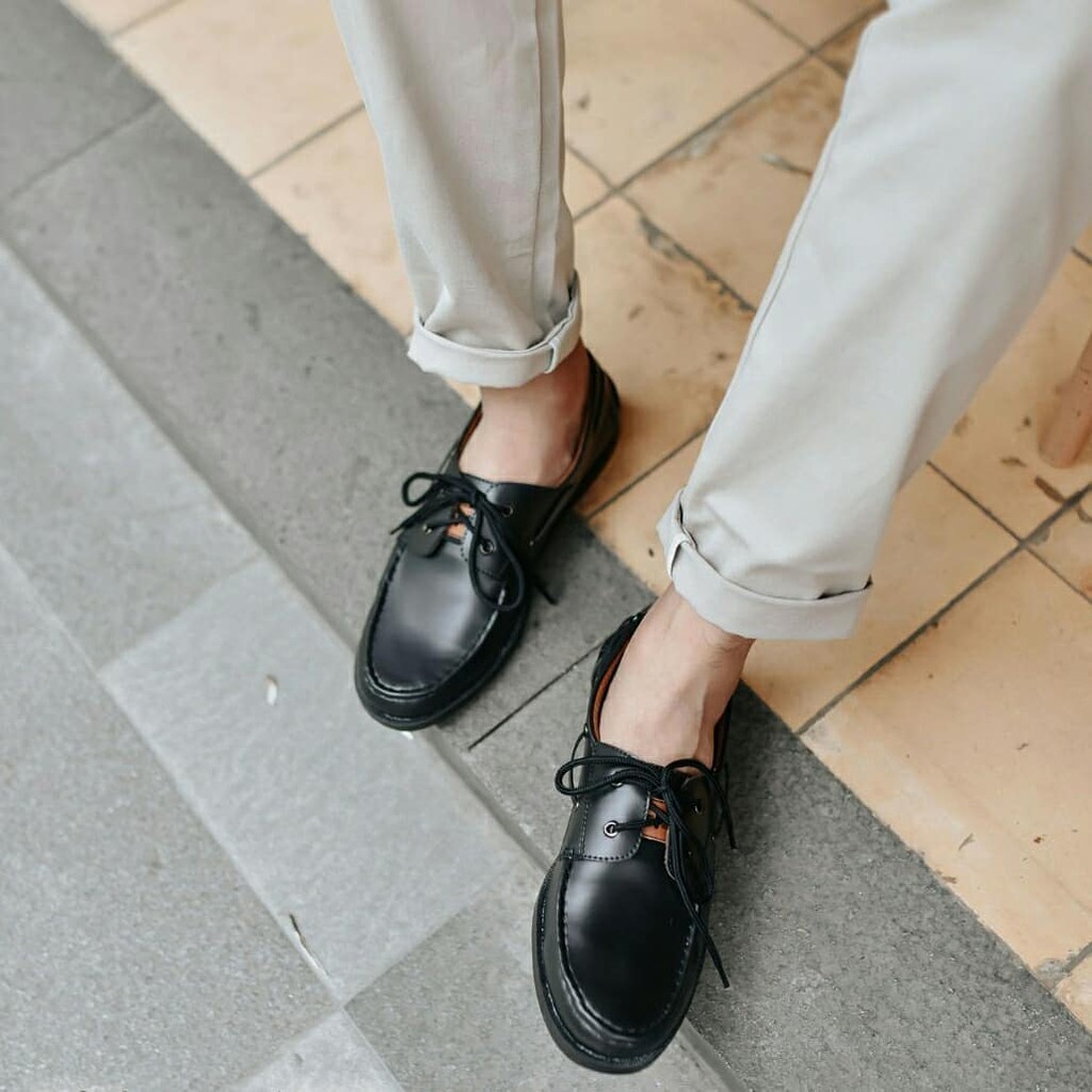 ARBEITEN 0.2 |ManNeedMe x FSTP| Sepatu Pantofel Pria Boat Shoes Formal