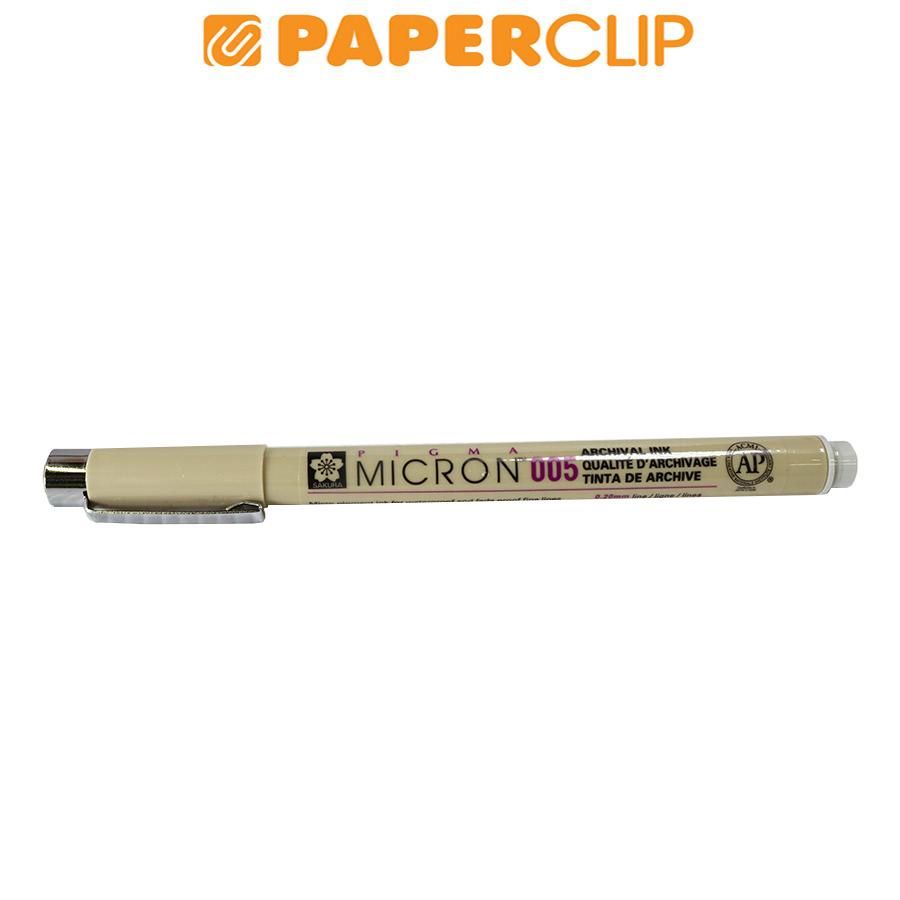 

BALLPOINT SAKURA PIGMA MICRON 005 GRAY