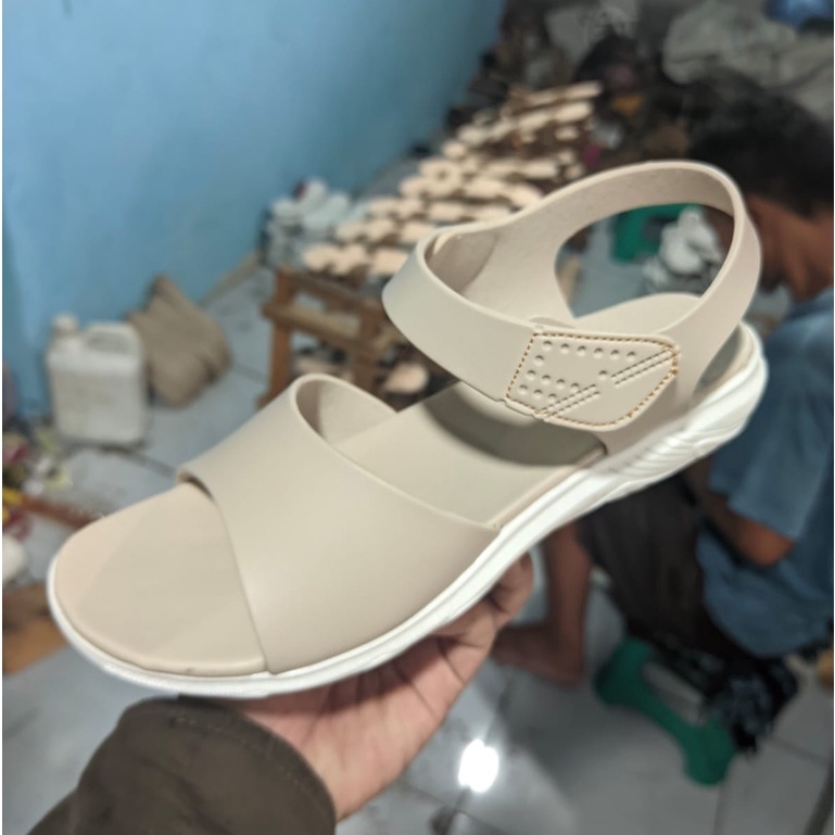SANDAL TALI PEREMPUAN MODEL KOREA SANDAL WANITA TALI BELAKANG MURAH CASUAL  SENDAL CEWEK SLINGBACK TALI BELAKANG